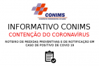 INFORMATIVO CONIMS - CONTENÇÃO DO CORONAVÍRUS